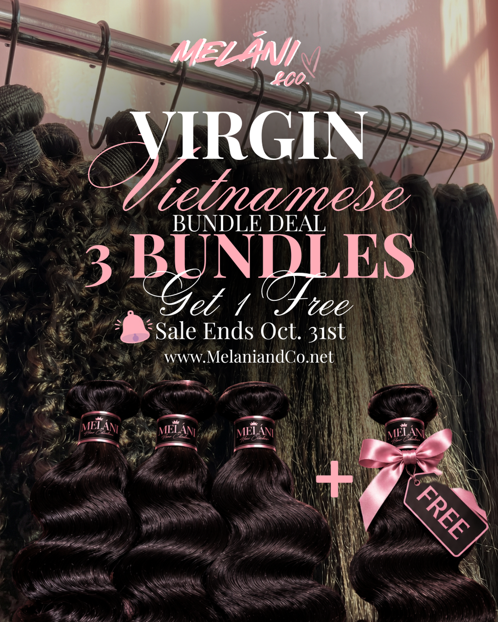 BUY 3 GET 1 FREE VIRGIN HAIR