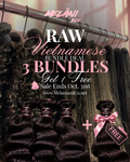 BUY 3 GET 1 FREE RAW HAIR