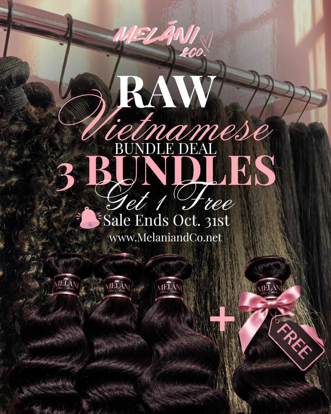 BUY 3 GET 1 FREE RAW HAIR
